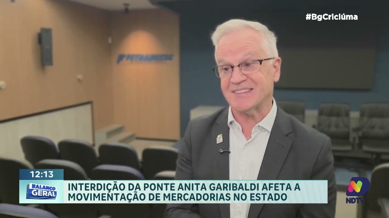 Fechamento da ponte preocupa economia de Santa Catarina