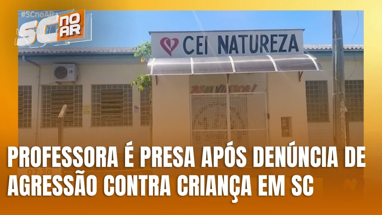 Professora é presa e demitida por justa causa após denúncia de agressão a criança em Criciúma
