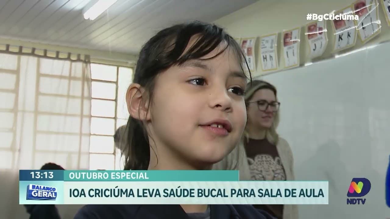 Projeto do IOA Criciúma ensina saúde bucal divertida nas escolas