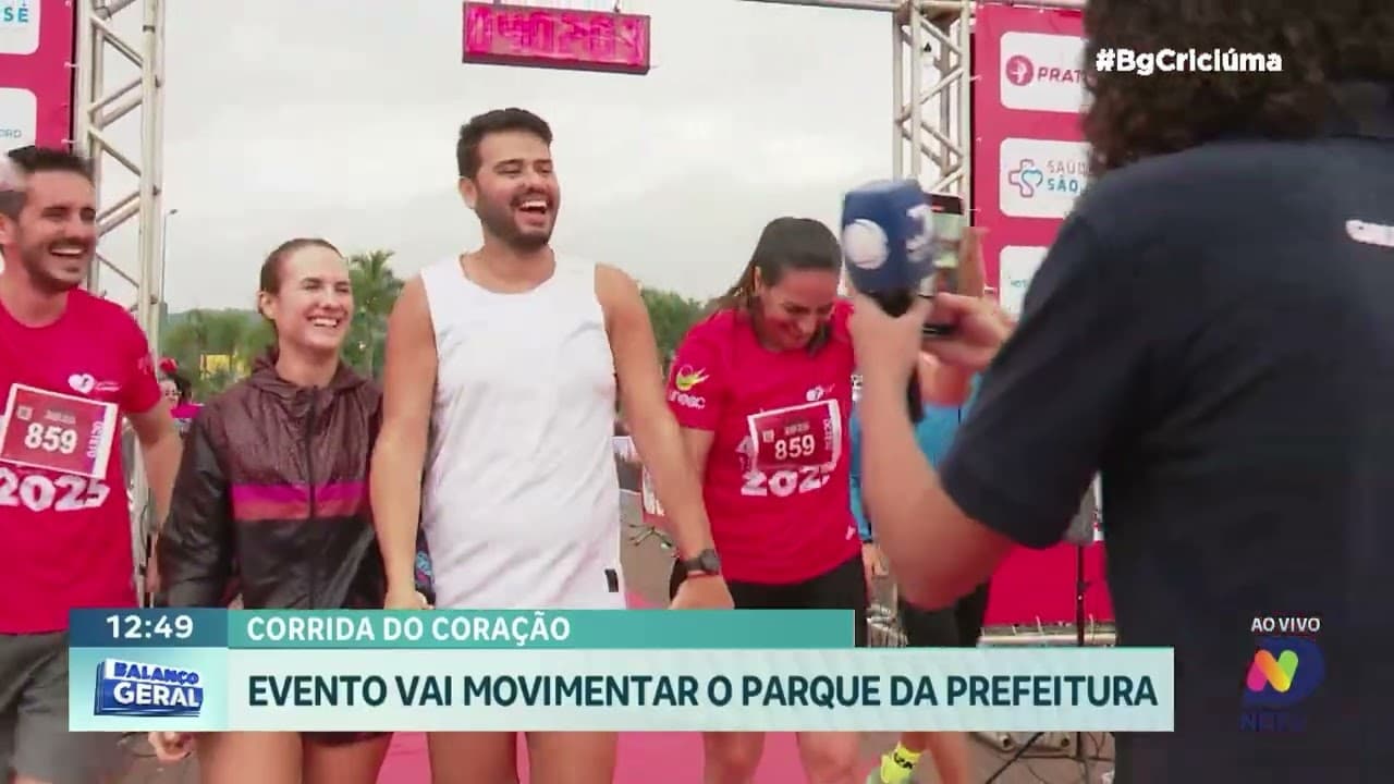 Corrida do Coração agita Criciúma com foco em saúde e prevenção cardiovascular