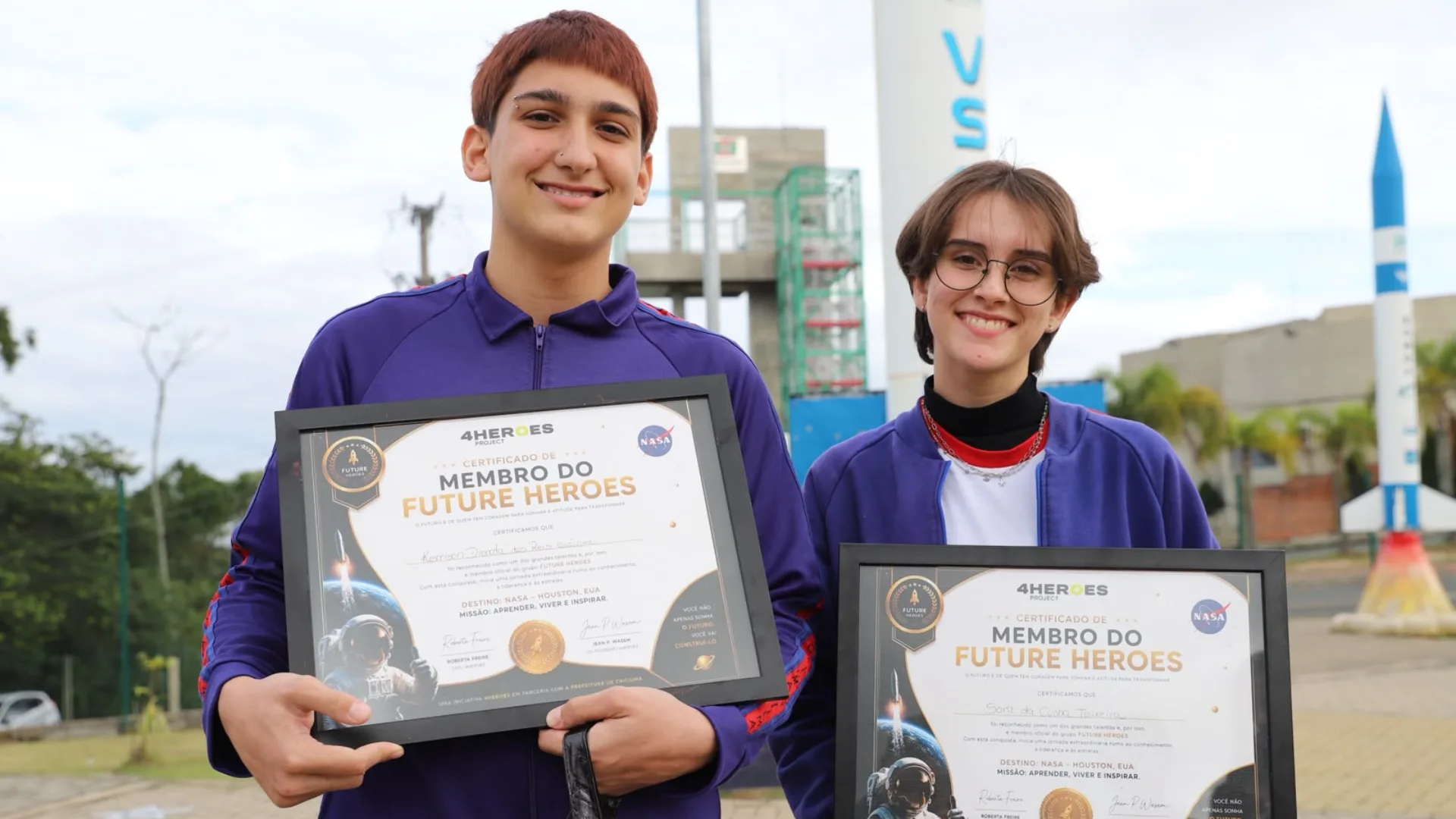 Estudantes de Criciúma são selecionados para intercâmbio na NASA em 2027
