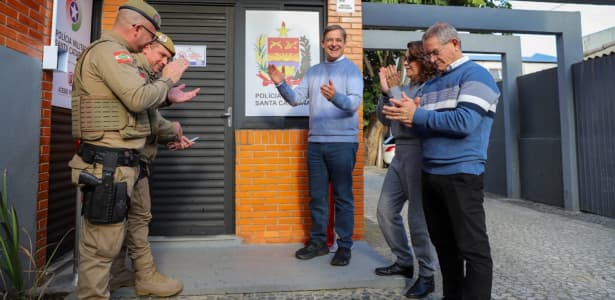 Criciúma: Nova Base da Polícia Militar é Inaugurada na Praça Nereu Ramos para Reforçar Segurança Central